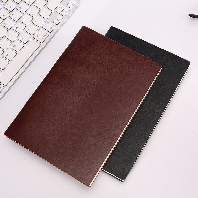 Soft Leather Notebook - Size A5 - Perfect for Journaling