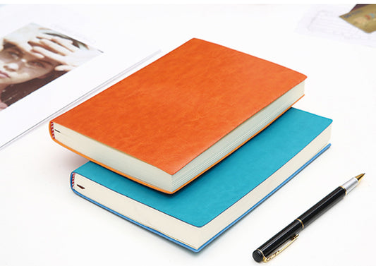Soft Leather Notebook - Size A5 - Perfect for Journaling