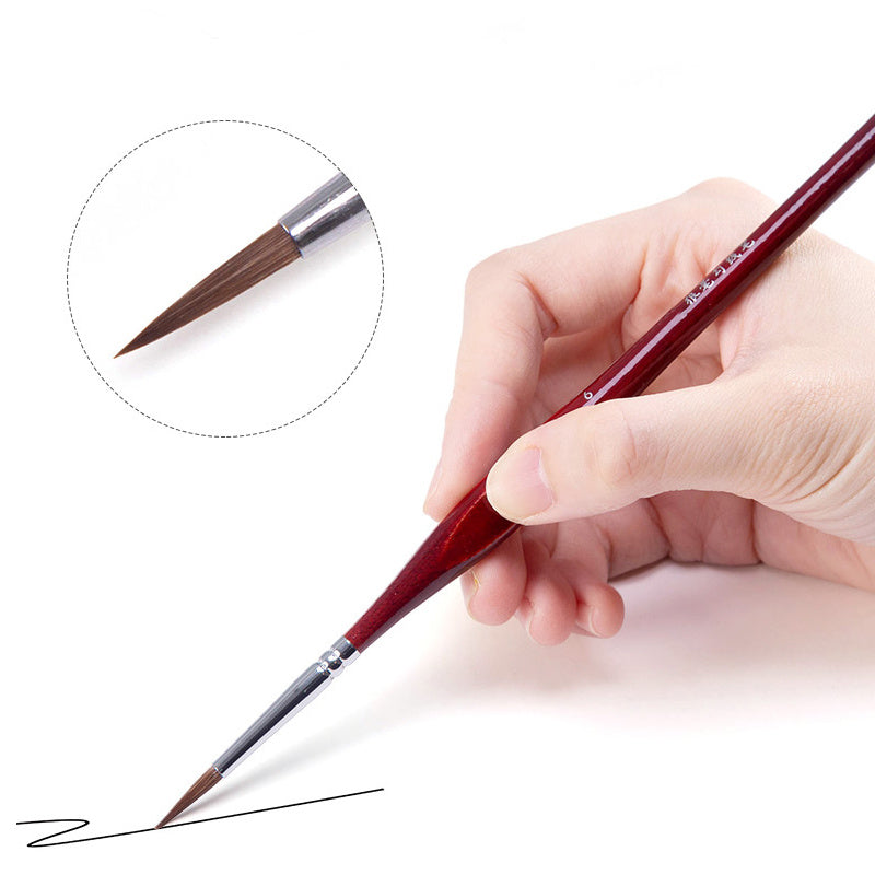 6Pcs/Set Extra Fine Paint Brushes