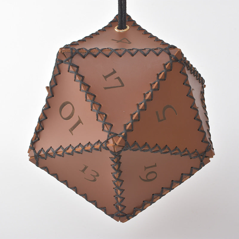 Leather Polyhedral Game Dice Storage Bag